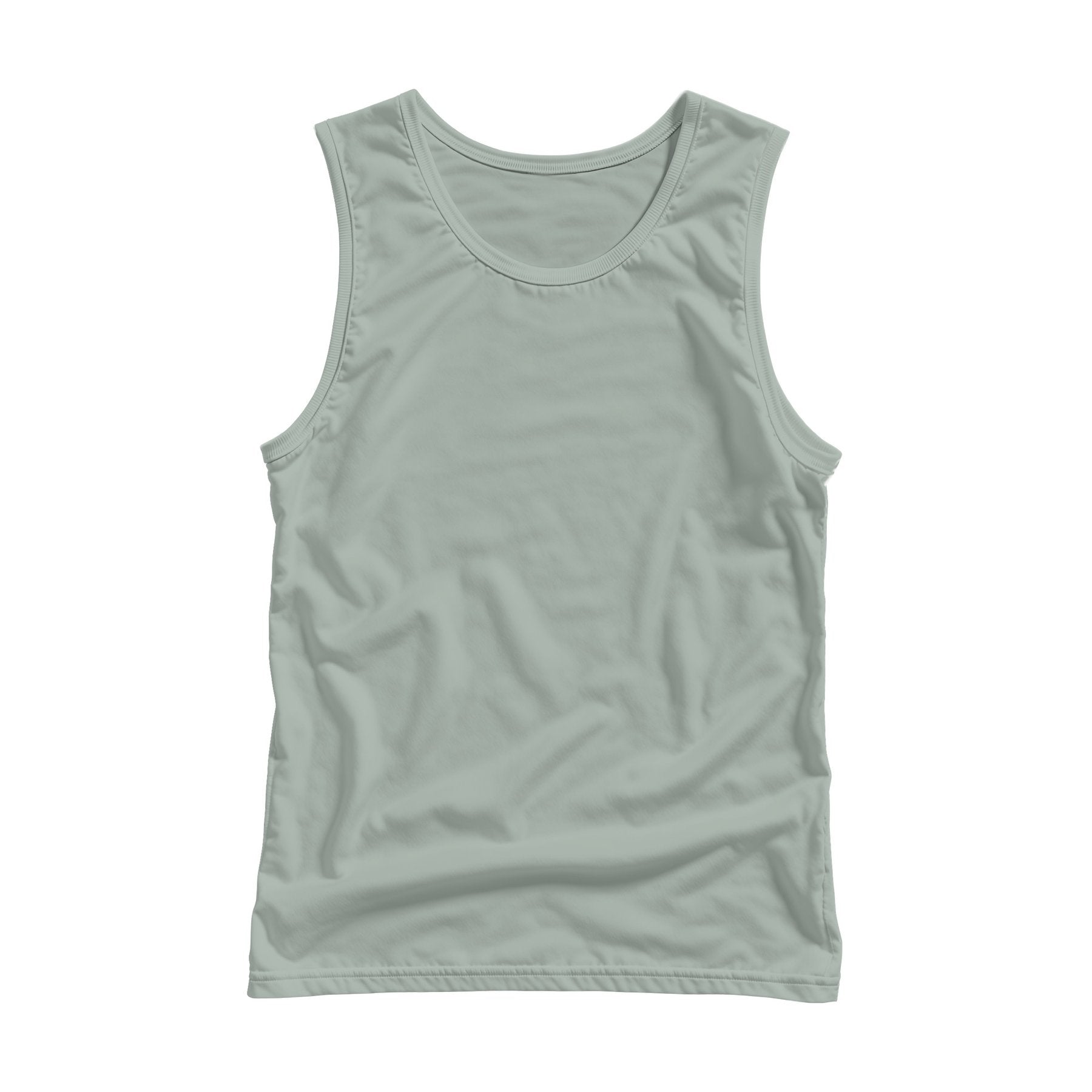 Ash Back View Unisex Tank Mockup | Digital Download Mockup | High-Resolution JPG | Commercial Use Included | MockupBulk
