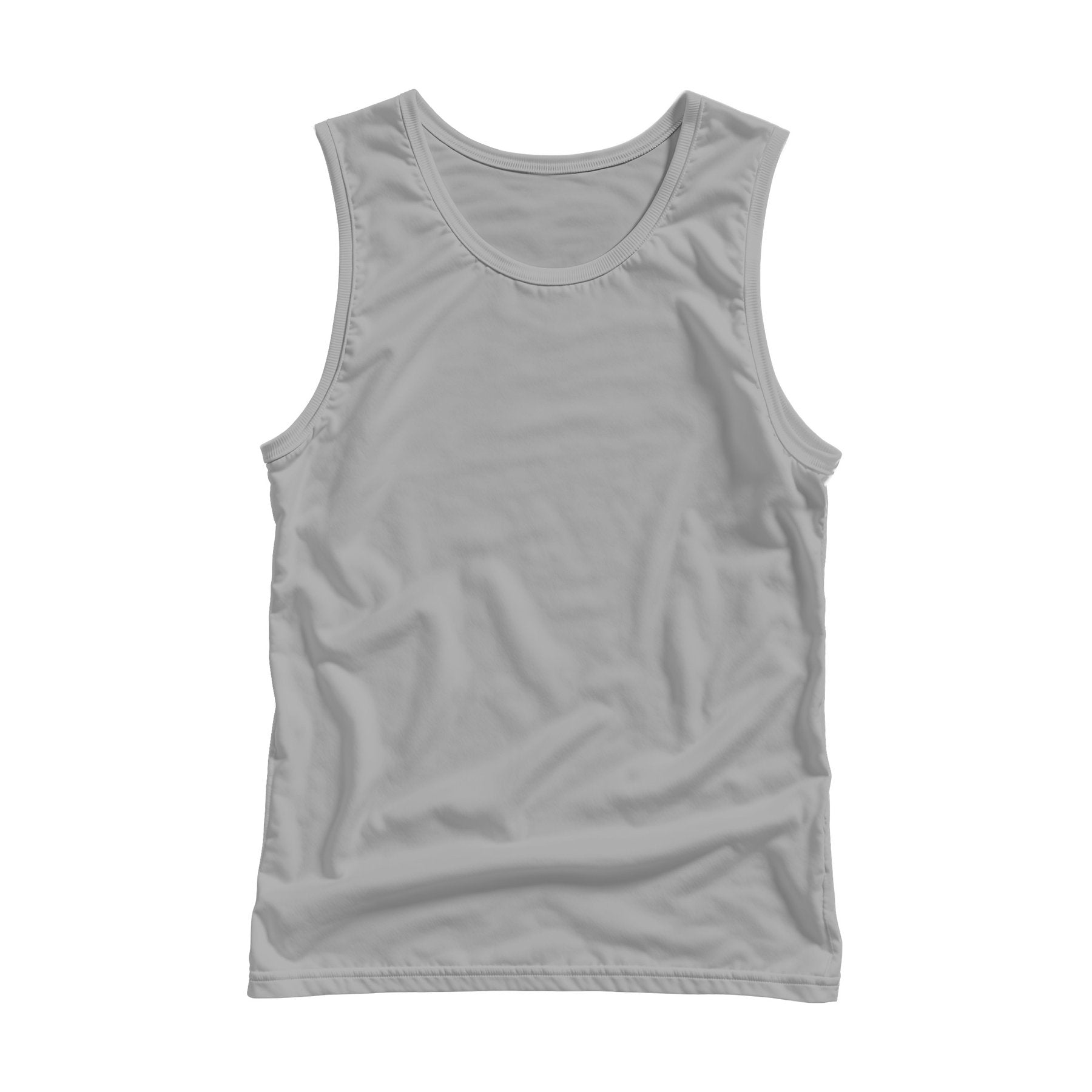 Unisex Tank Mockup | Athletic Heather Back View | POD Print Mockup | Instant JPG Download | Commercial Licence Included | MockupBulk