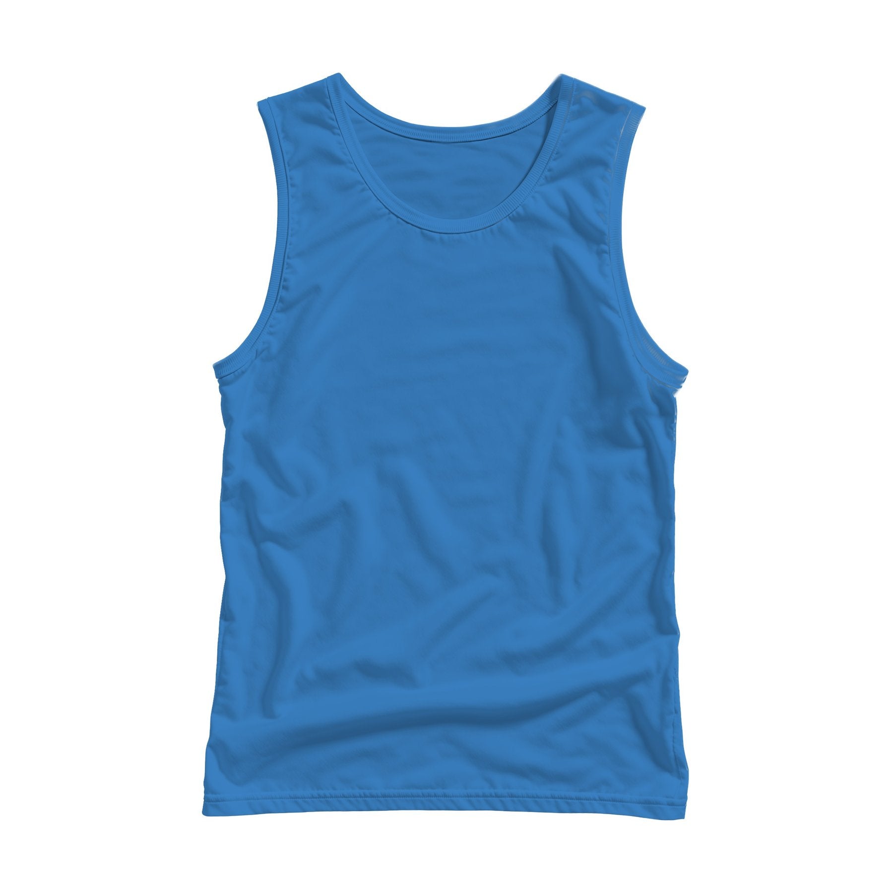 Unisex Tank Mockup — Azure Back View — JPG Digital Download | Etsy Shopify Mockup | Commercial Licence Included | MockupBulk