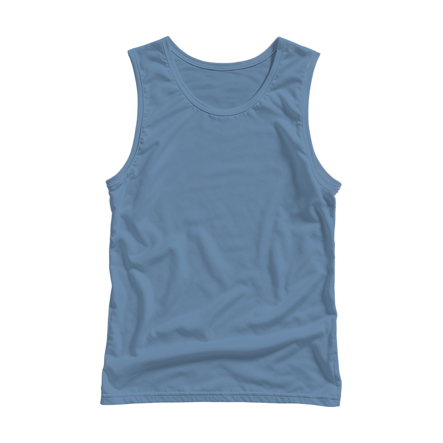 Unisex Tank Mockup | Blue Jean Back View — Instant JPG Download | Commercial Licence | Etsy POD Print Mockup | MockupBulk