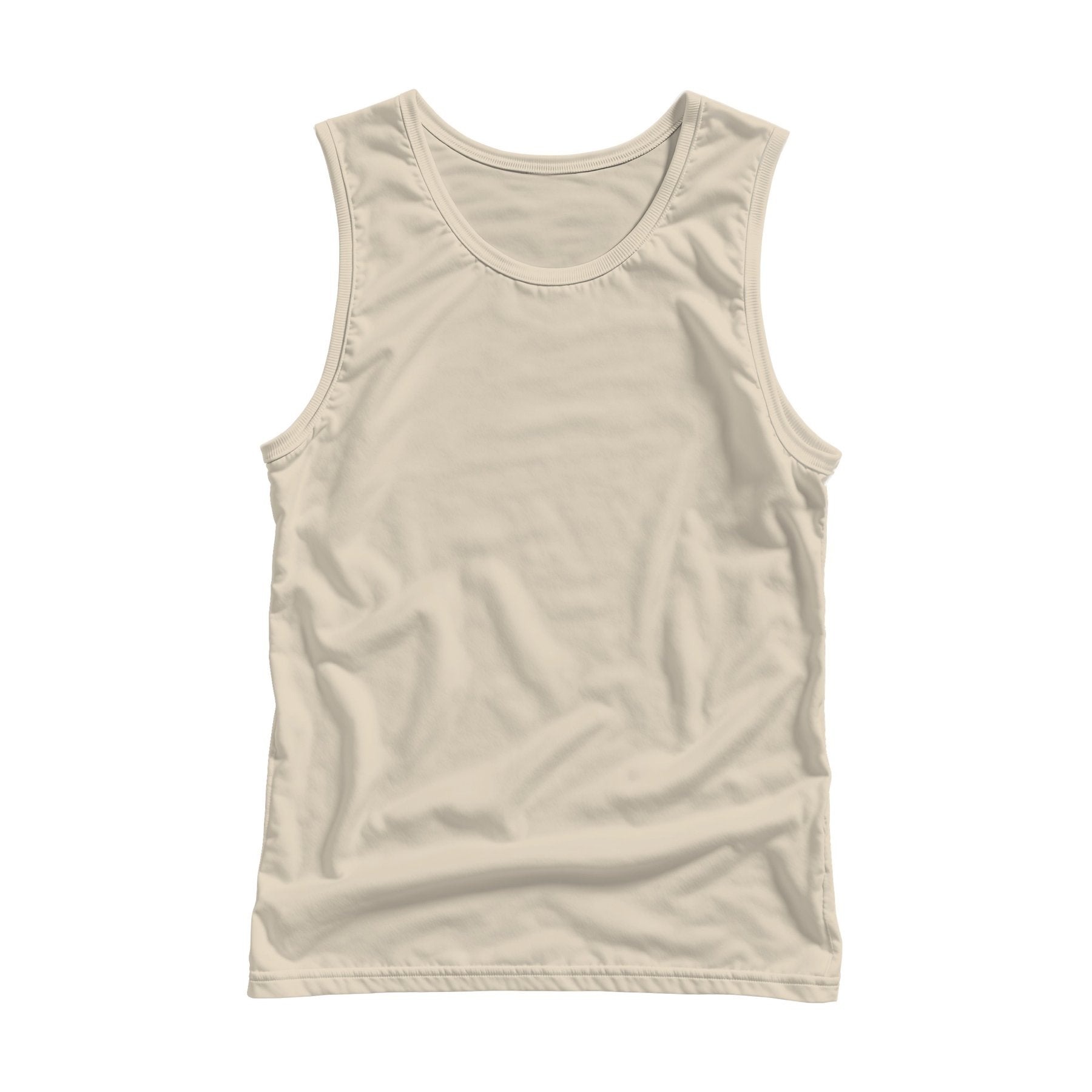 Unisex Tank Mockup, Bone Back View | High-Res JPG Instant Download | Commercial Use | Etsy POD Shopify Template | MockupBulk