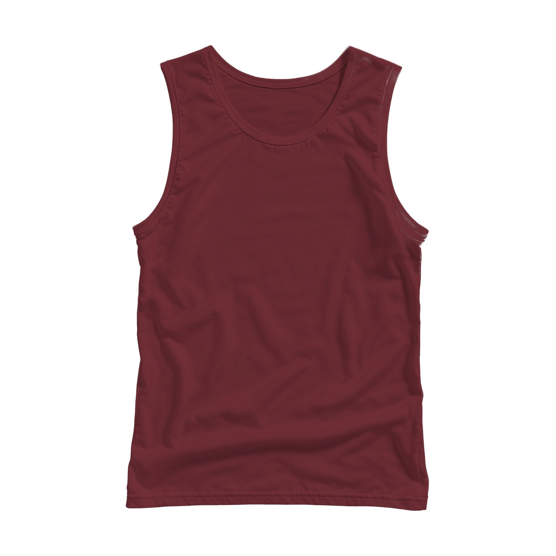Burgundy Back View Unisex Tank Mockup | Instant Download JPG Mockup | POD Etsy Redbubble Printful | Commercial Use | MockupBulk
