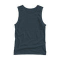 Unisex Tank Mockup — Charcoal Back View — High Resolution JPG | POD Mockup Template | Commercial Use Download | MockupBulk
