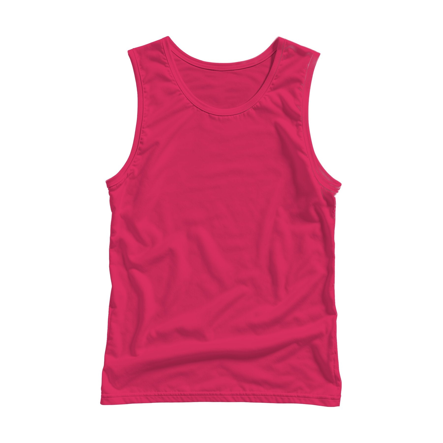 Unisex Tank Mockup | Cherry Red Back View — POD Print Mockup | Instant JPG Download | Commercial Licence Included | MockupBulk