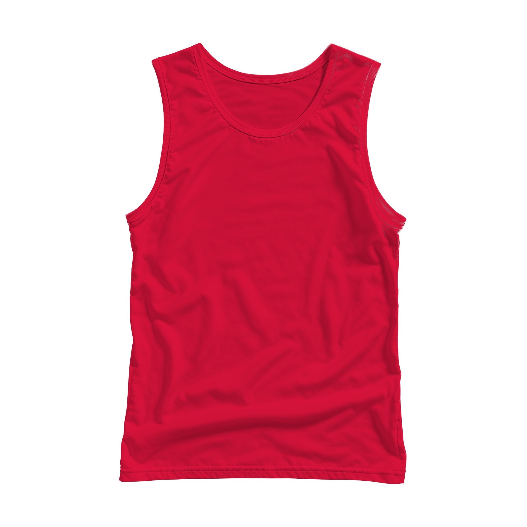 Crimson Back View Unisex Tank Mockup | POD Print Mockup | Instant JPG Download | Commercial Licence Included | MockupBulk