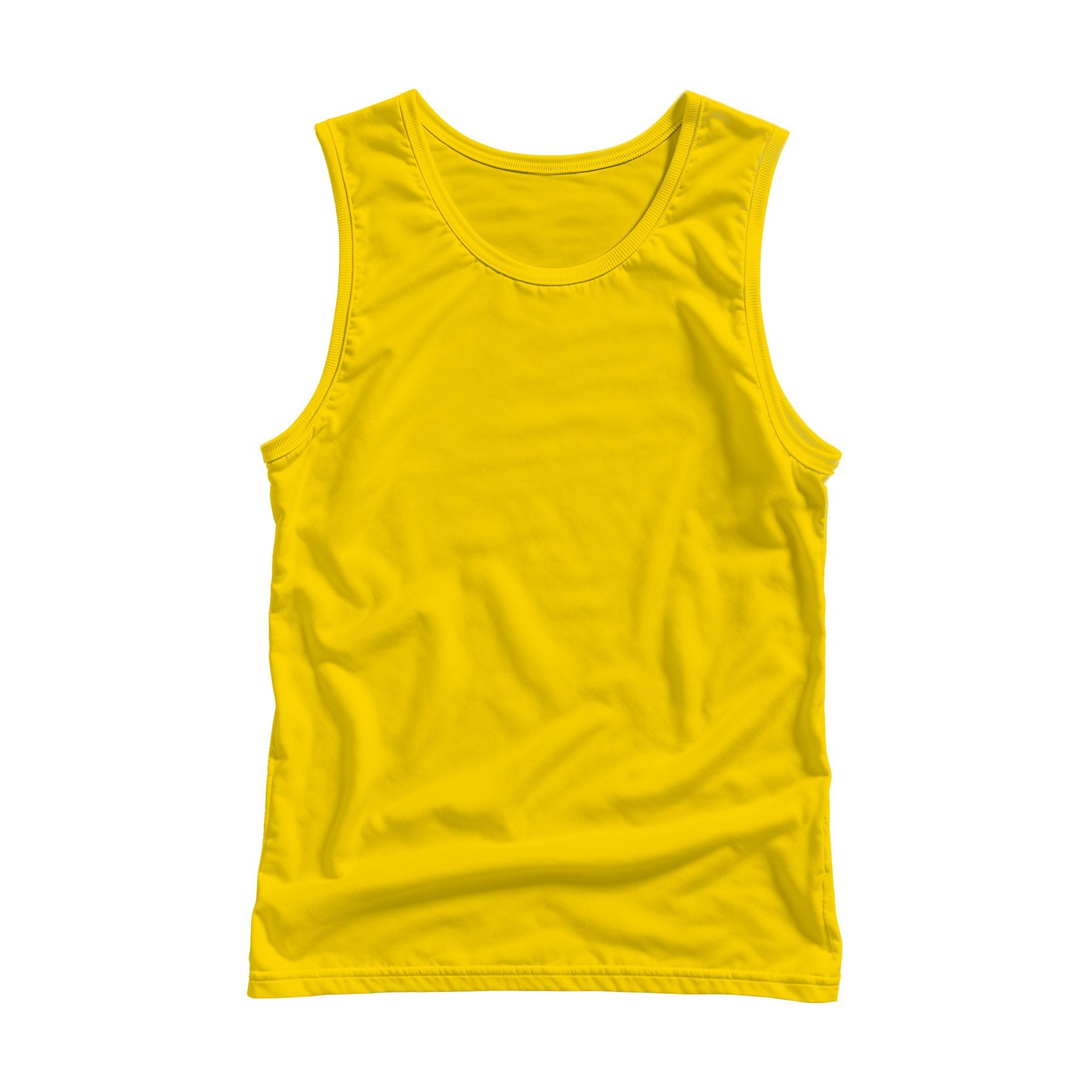 Unisex Tank Mockup | Gold Back View — Instant Download JPG Mockup | POD Etsy Redbubble Printful | Commercial Use | MockupBulk