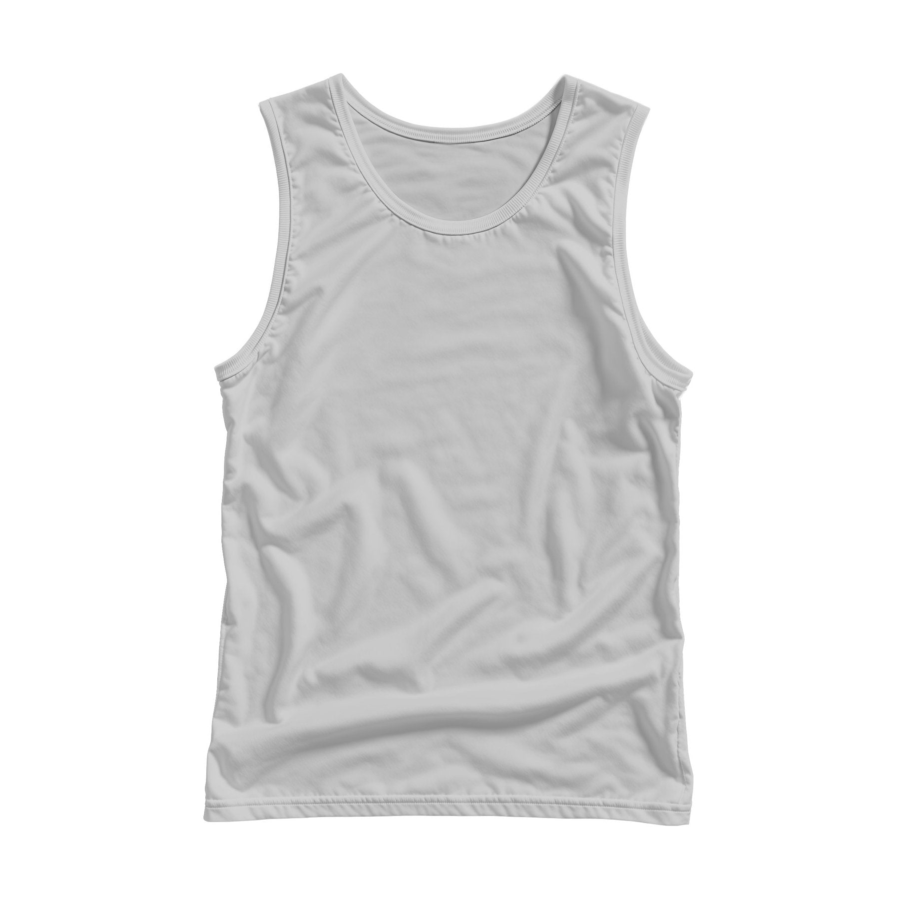 Light Gray Back View Unisex Tank Mockup | JPG Digital Download | Etsy Shopify Mockup | Commercial Licence Included | MockupBulk