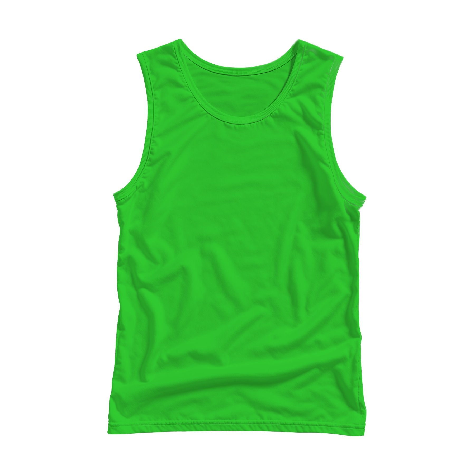 Unisex Tank Mockup, Lime Back View | Shopify Etsy Mockup Template | High-Res JPG | Commercial Use Download | MockupBulk