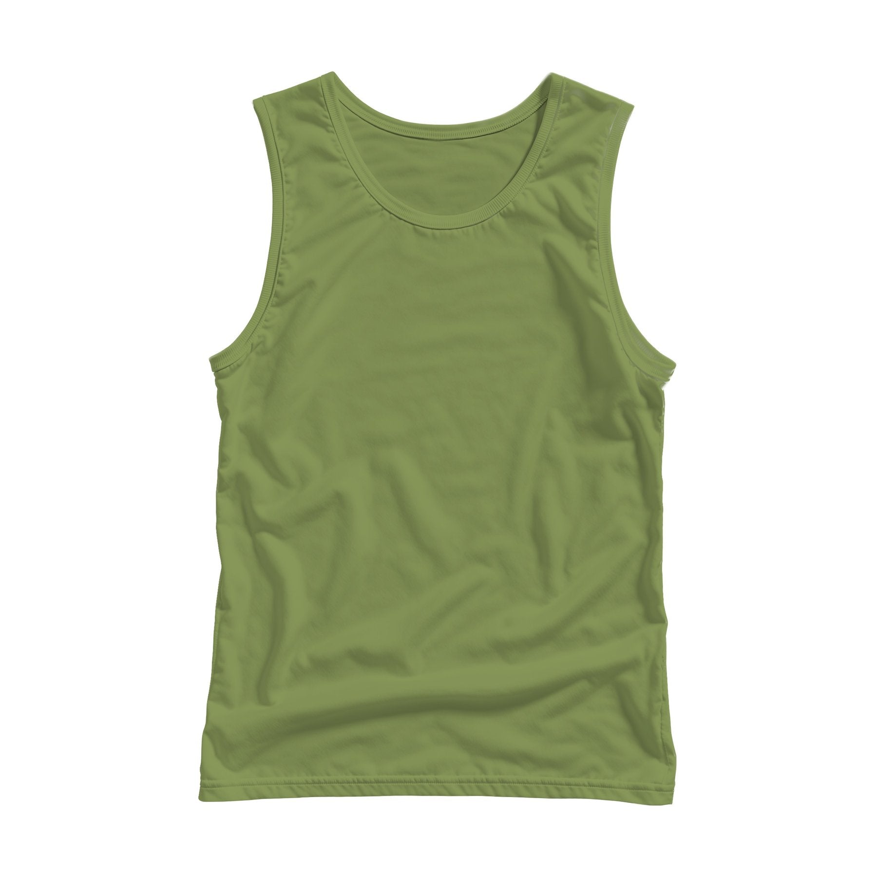 Moss Back View Unisex Tank Mockup | POD Print Mockup | Instant JPG Download | Commercial Licence Included | MockupBulk