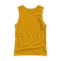 Unisex Tank Mockup — Mustard Back View — Product Mockup JPG | Instant Download | Commercial Use for POD Sellers | MockupBulk