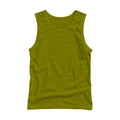Unisex Tank Mockup — Olive Back View — Shopify Etsy Mockup Template | High-Res JPG | Commercial Use Download | MockupBulk