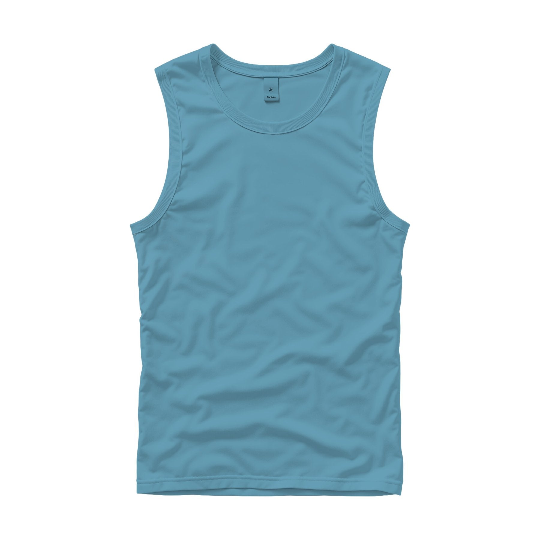 Unisex Tank Mockup | Arctic Blue Regular Fit | High-Res JPG Instant Download | Commercial Use | Etsy POD Shopify Template | MockupBulk