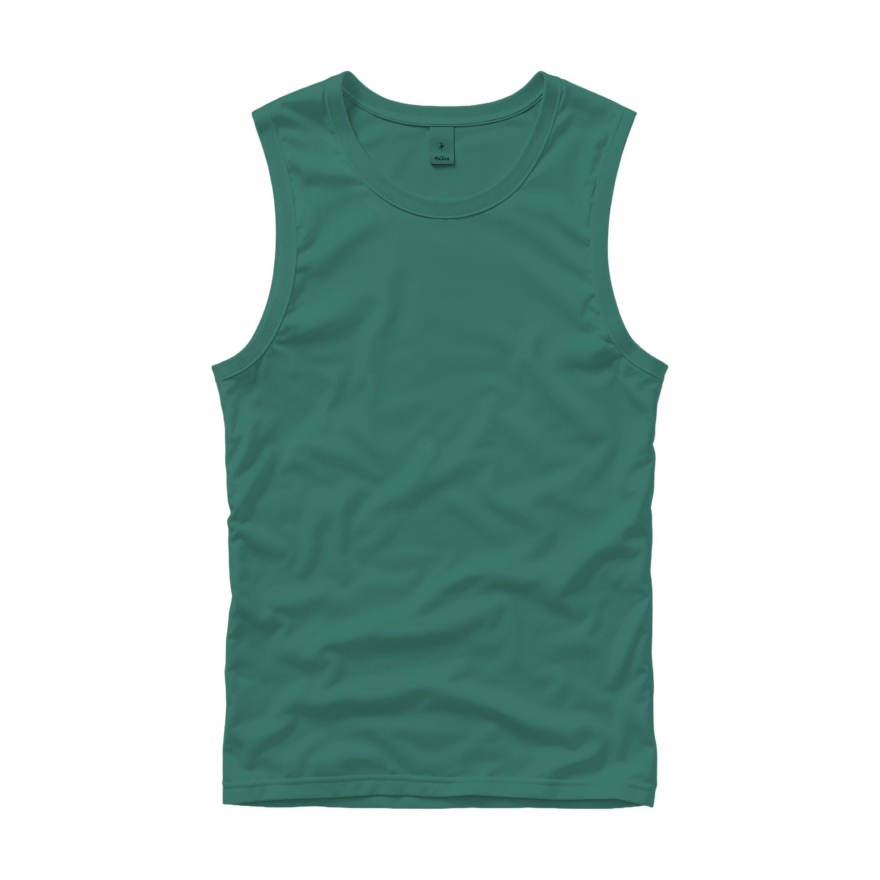 Unisex Tank Mockup, Blue Spruce Regular Fit | POD Print Mockup | Instant JPG Download | Commercial Licence Included | MockupBulk