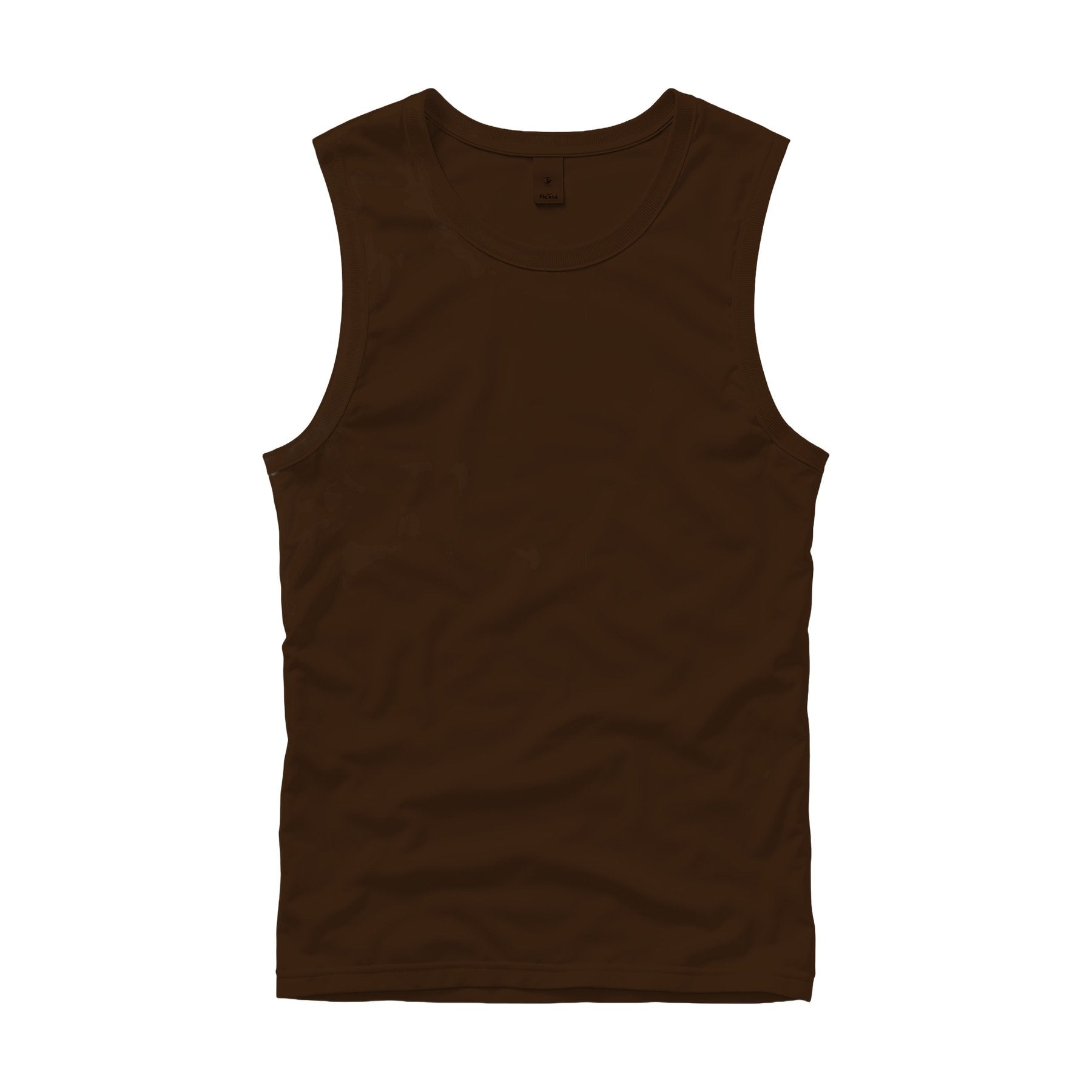 Unisex Tank Mockup, Dark Chocolate Regular Fit | High-Res JPG Template | Instant Digital Download | POD Etsy Shopify | MockupBulk