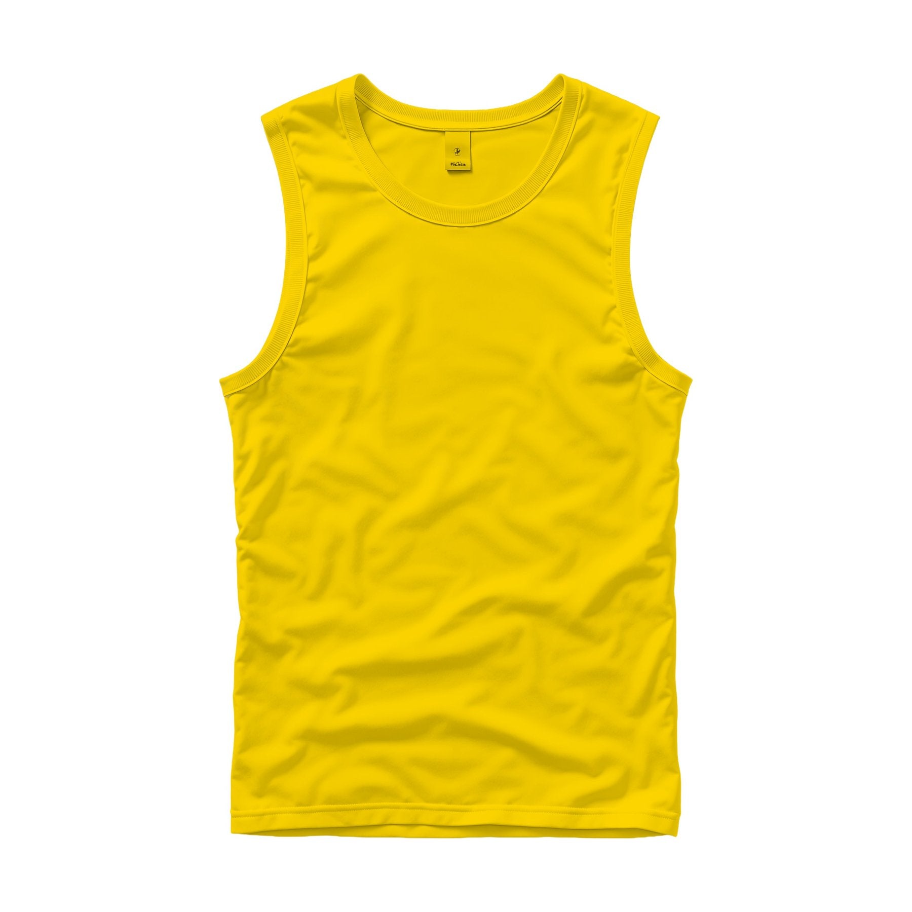 Unisex Tank Mockup — Gold Regular Fit — Digital Download Mockup | High-Resolution JPG | Commercial Use Included | MockupBulk
