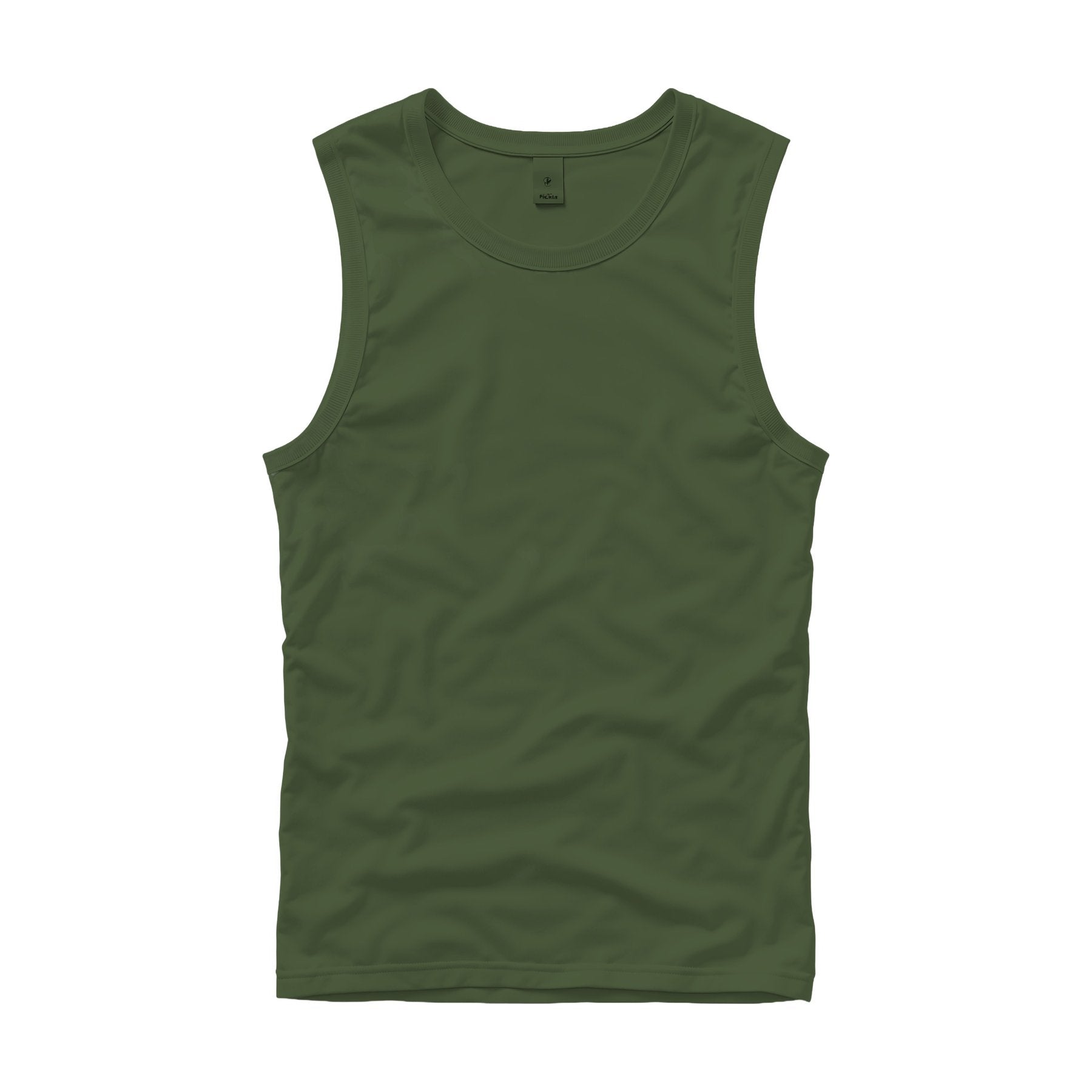 Unisex Tank Mockup | Military Green Regular Fit | High-Res JPG Instant Download | Commercial Use | Etsy POD Shopify Template | MockupBulk