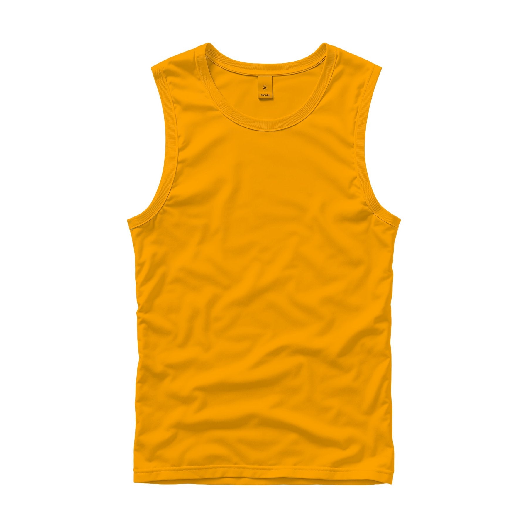 Orange Regular Fit Unisex Tank Mockup | High-Res JPG Template | Instant Digital Download | POD Etsy Shopify | MockupBulk