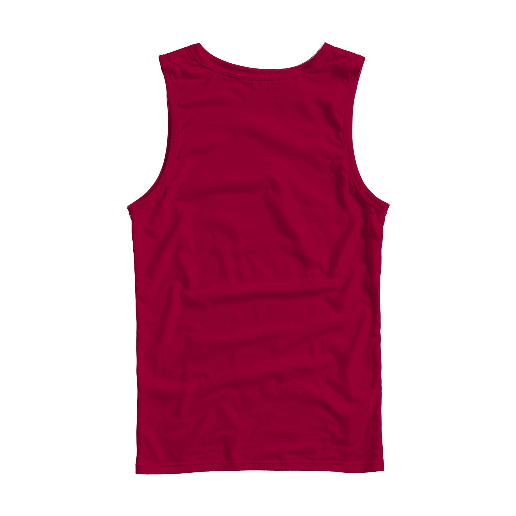 Unisex Tank Mockup — Antique Cherry Red Regular Fit Back View — JPG Mockup Download | For POD Sellers Designers Etsy Shops | Commercial Use | MockupBulk