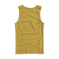 Unisex Tank Mockup — Antique Gold Regular Fit Back View — Digital JPG Mockup | Commercial Licence | For Etsy Printful Printify | MockupBulk