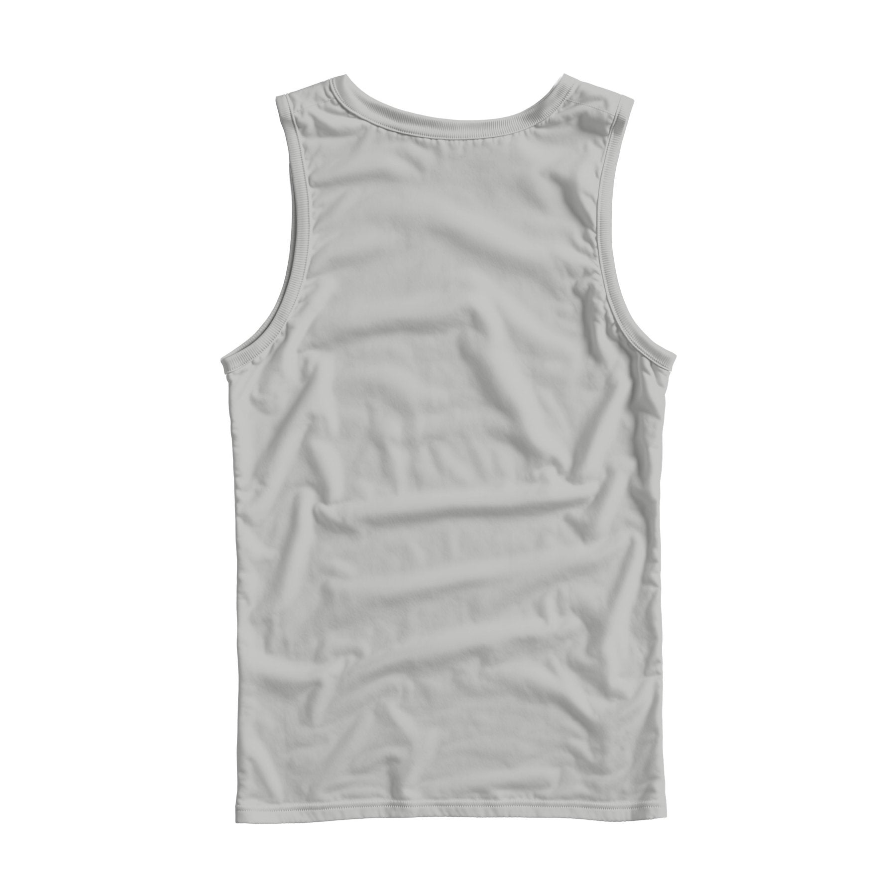 Unisex Tank Mockup — Ash Grey Regular Fit Back View — High-Res JPG Instant Download | Commercial Use | Etsy POD Shopify Template | MockupBulk