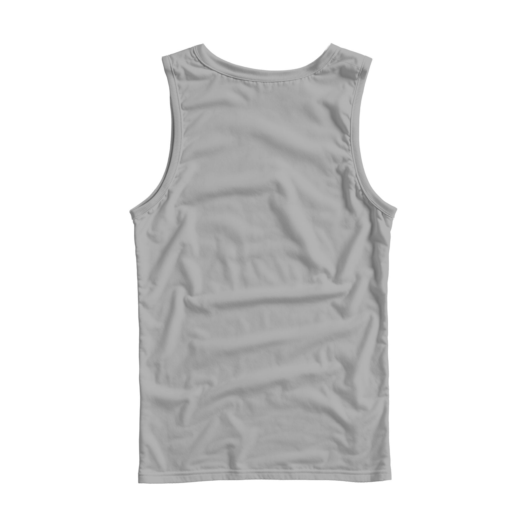 Unisex Tank Mockup, Athletic Heather Regular Fit Back View | Digital Download Mockup | High-Resolution JPG | Commercial Use Included | MockupBulk
