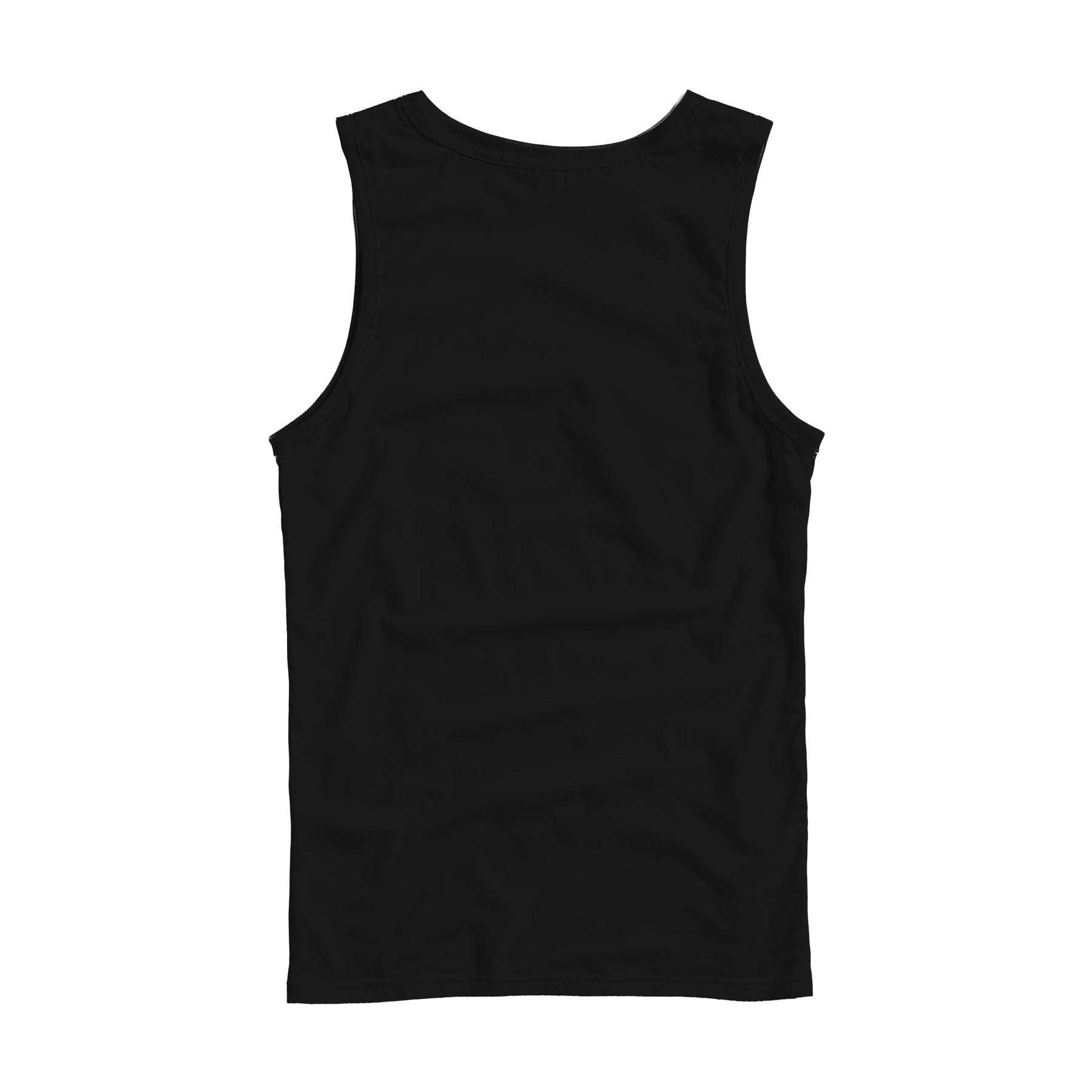 Unisex Tank Mockup — Black Regular Fit Back View — Print on Demand Mockup | High-Res JPG Download | Commercial Use Included | MockupBulk