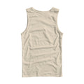 Unisex Tank Mockup | Bone Regular Fit Back View | Print on Demand Mockup | High-Res JPG Download | Commercial Use Included | MockupBulk