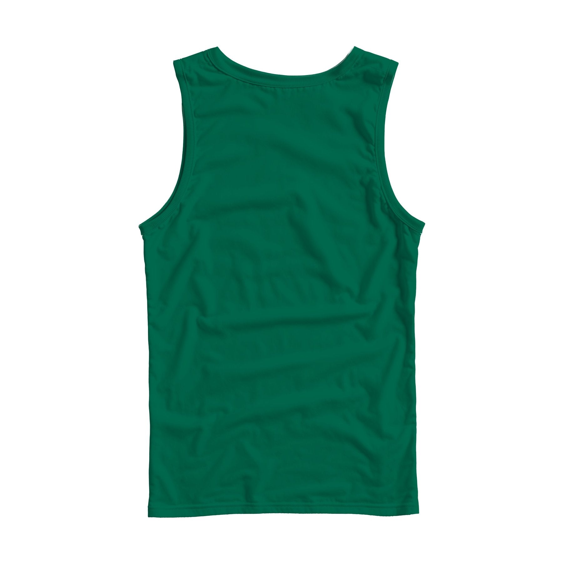 Bottle Green Regular Fit Back View Unisex Tank Mockup | POD Print Mockup | Instant JPG Download | Commercial Licence Included | MockupBulk