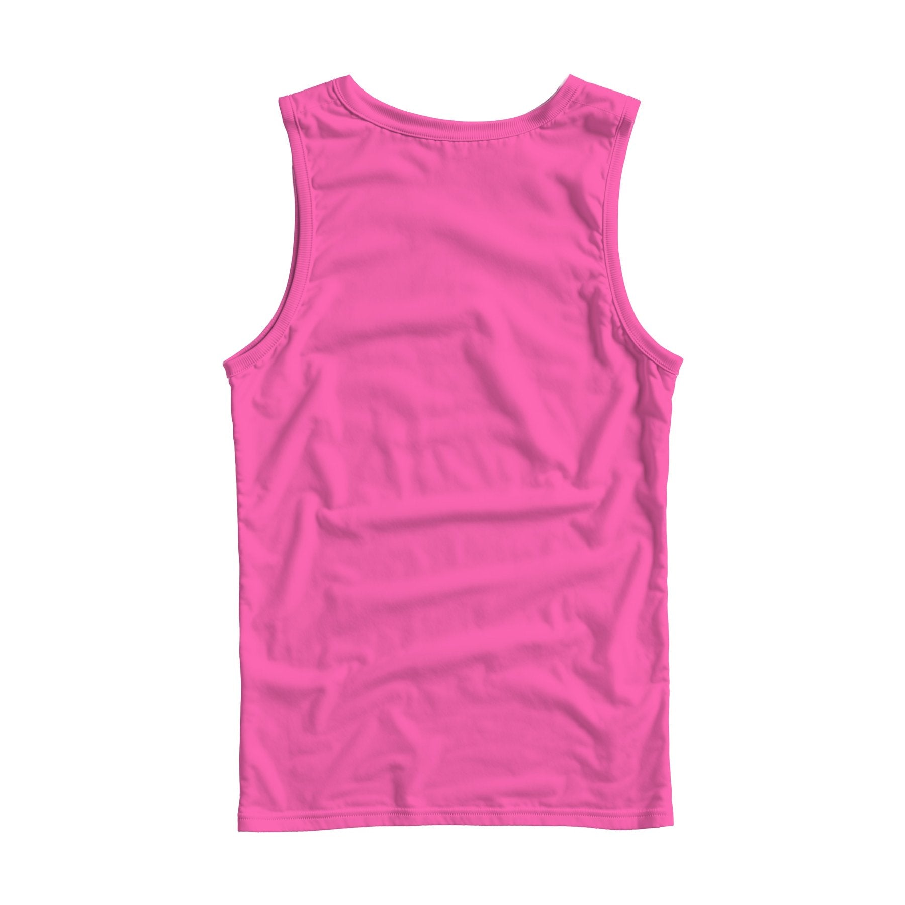 Unisex Tank Mockup — Bubblegum Regular Fit Back View — Digital Download Mockup | High-Resolution JPG | Commercial Use Included | MockupBulk