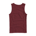 Unisex Tank Mockup | Burgundy Regular Fit Back View | Digital JPG Mockup | Commercial Licence | For Etsy Printful Printify | MockupBulk
