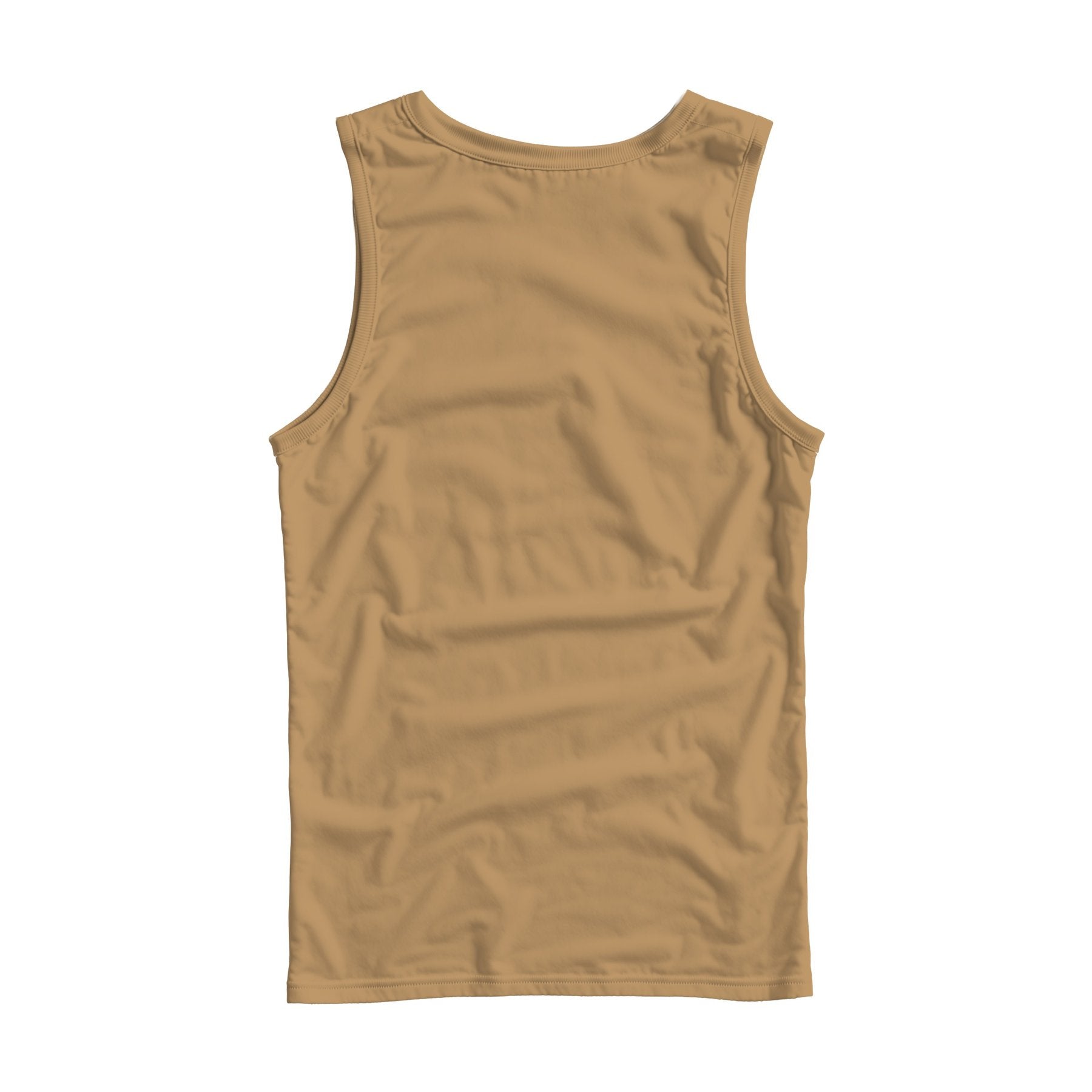 Unisex Tank Mockup — Camel Regular Fit Back View — Digital JPG Mockup | Commercial Licence | For Etsy Printful Printify | MockupBulk