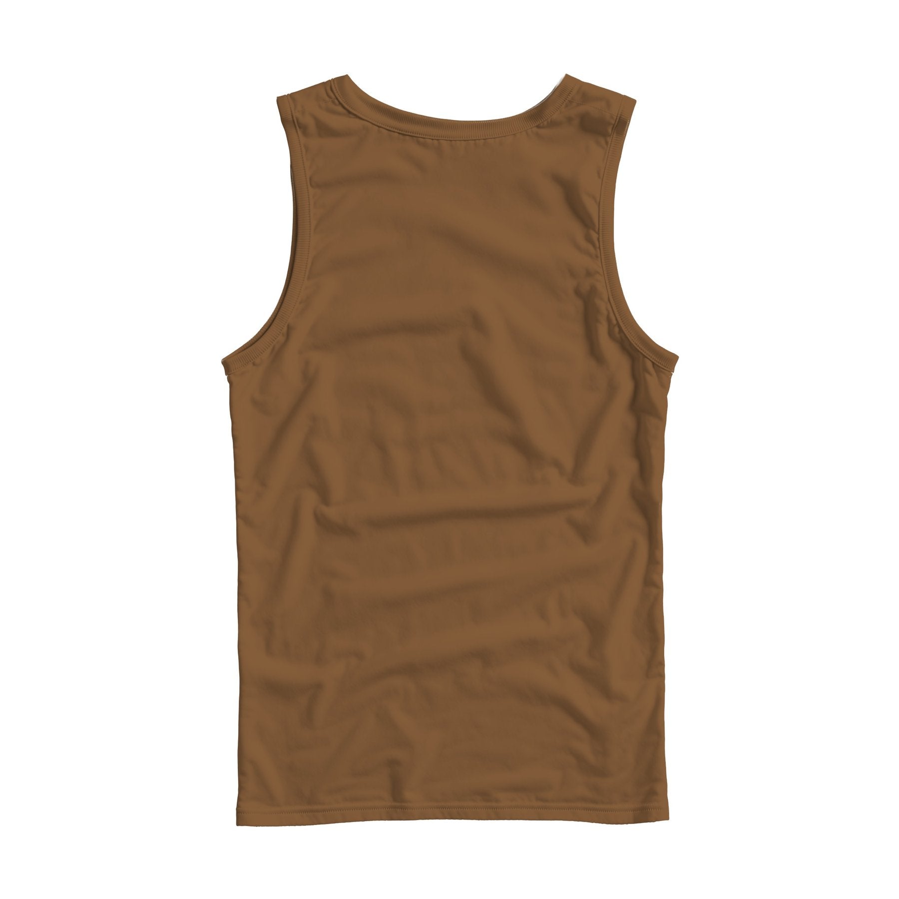Unisex Tank Mockup | Cocoa Regular Fit Back View | Product Mockup JPG | Instant Download | Commercial Use for POD Sellers | MockupBulk