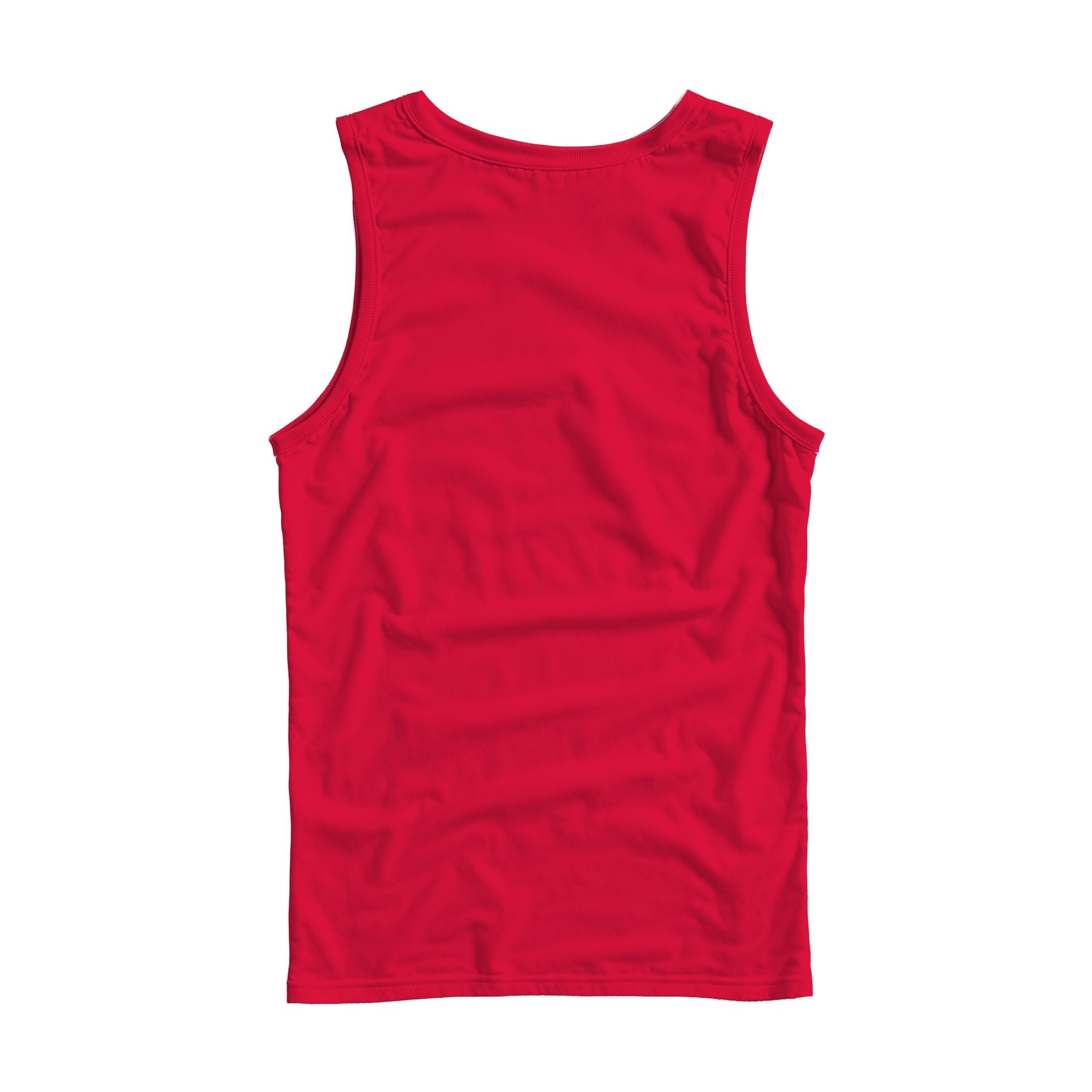 Unisex Tank Mockup | Crimson Regular Fit Back View | Etsy POD Mockup Template | Instant Download JPG | Commercial Use | MockupBulk
