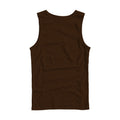 Unisex Tank Mockup | Dark Chocolate Regular Fit Back View — High-Res JPG Instant Download | Commercial Use | Etsy POD Shopify Template | MockupBulk