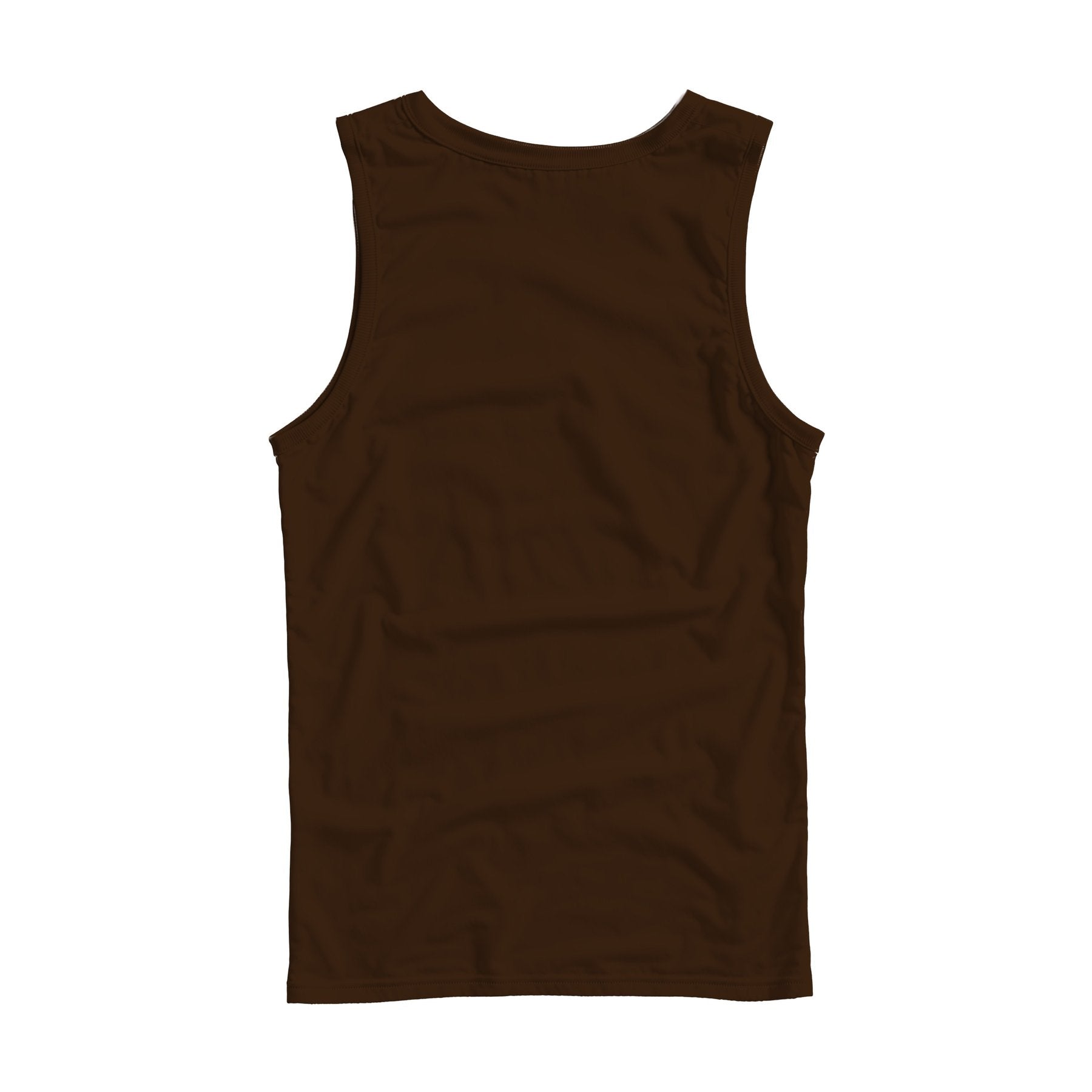 Unisex Tank Mockup | Dark Chocolate Regular Fit Back View — High-Res JPG Instant Download | Commercial Use | Etsy POD Shopify Template | MockupBulk