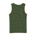 Unisex Tank Mockup | Military Green Regular Fit Back View — Instant Download JPG Mockup | POD Etsy Redbubble Printful | Commercial Use | MockupBulk