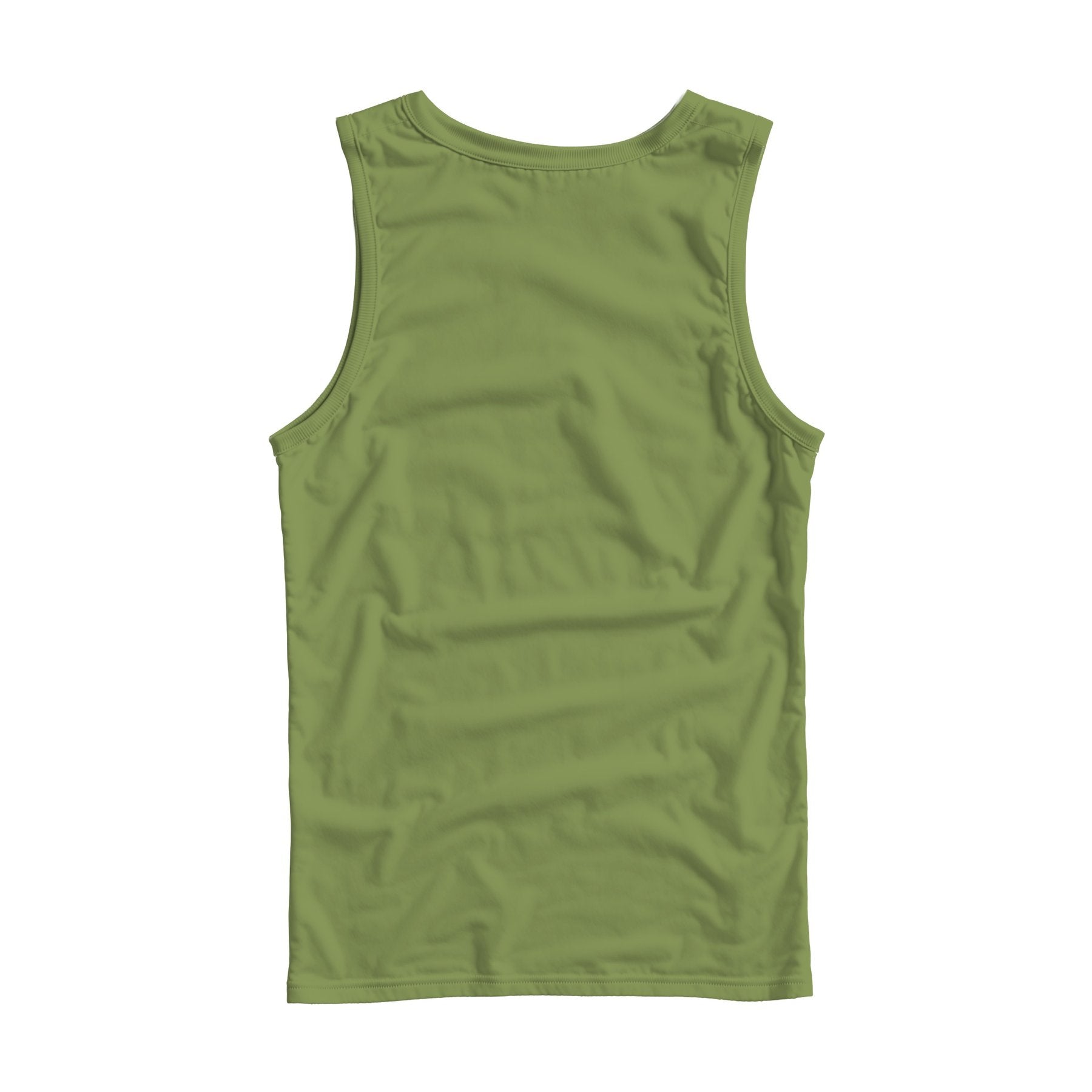 Unisex Tank Mockup, Moss Regular Fit Back View | Print on Demand Mockup | High-Res JPG Download | Commercial Use Included | MockupBulk