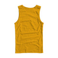 Unisex Tank Mockup, Mustard Regular Fit Back View | High Resolution JPG | POD Mockup Template | Commercial Use Download | MockupBulk