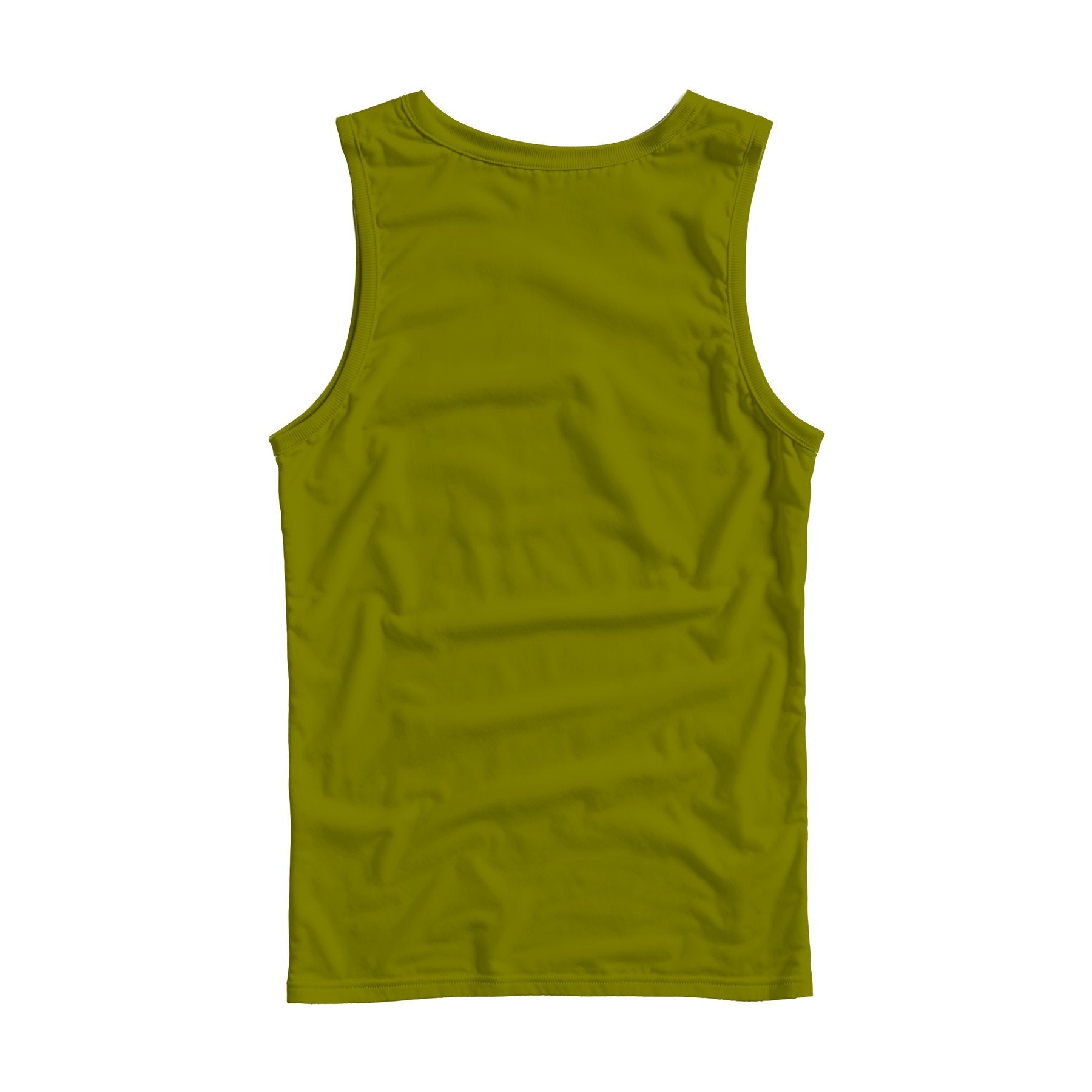 Unisex Tank Mockup, Olive Regular Fit Back View | Product Mockup JPG | Instant Download | Commercial Use for POD Sellers | MockupBulk