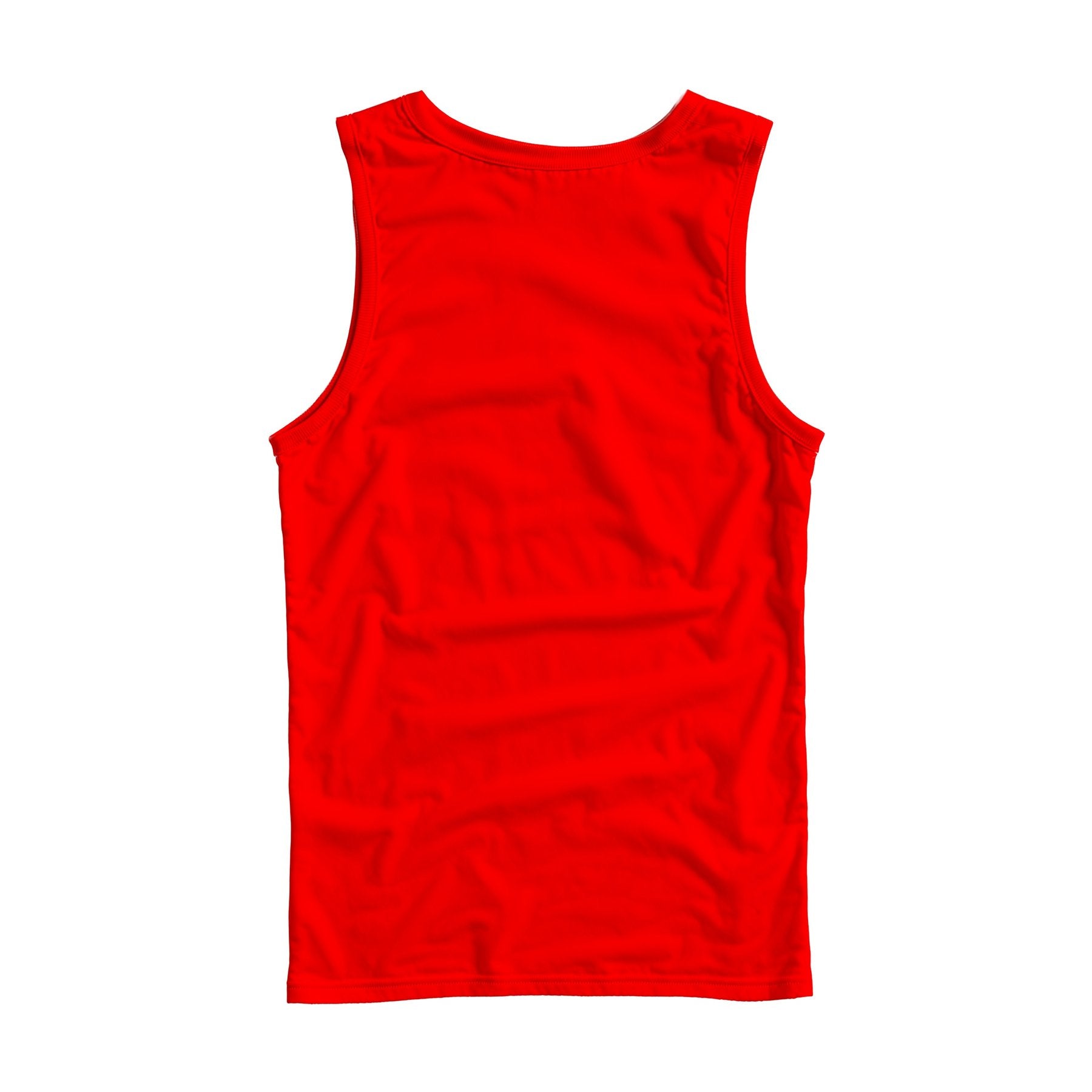 Unisex Tank Mockup | Red Regular Fit Back View — JPG Digital Download | Etsy Shopify Mockup | Commercial Licence Included | MockupBulk