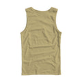 Unisex Tank Mockup | Sand Regular Fit Back View — Print on Demand Mockup | High-Res JPG Download | Commercial Use Included | MockupBulk