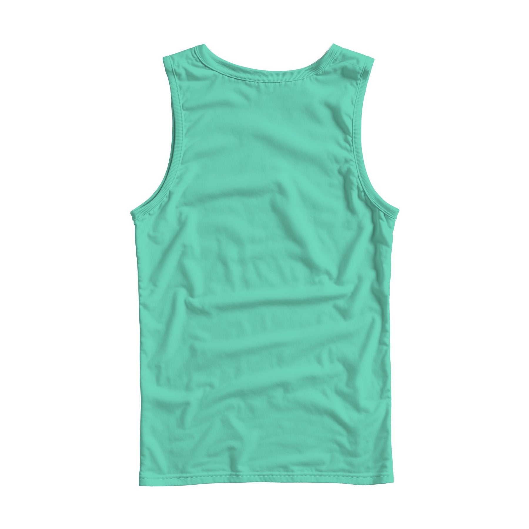 Unisex Tank Mockup | Seafoam Regular Fit Back View — Product Mockup JPG | Instant Download | Commercial Use for POD Sellers | MockupBulk
