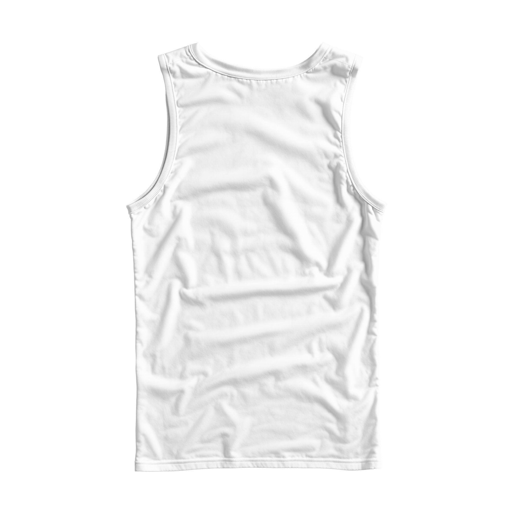 Unisex Tank Mockup | White Regular Fit Back View — High-Res JPG Instant Download | Commercial Use | Etsy POD Shopify Template | MockupBulk