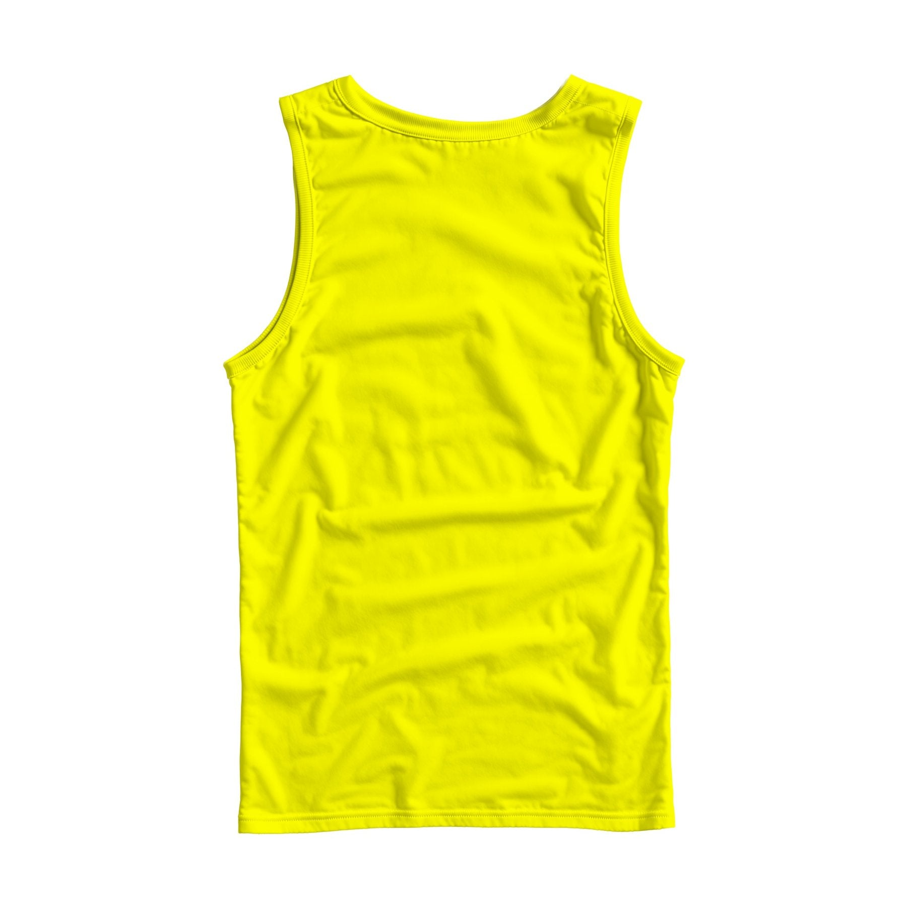 Yellow Regular Fit Back View Unisex Tank Mockup | Etsy POD Mockup Template | Instant Download JPG | Commercial Use | MockupBulk