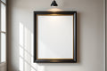 Black & Gold Frame Mockup, Blank Template #017 | Empty Frame Template | bulkmockup High-Res JPG | Commercial Use Included | MockupBulk
