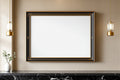 Black & Gold Frame Mockup | Blank Template #022 — Frame Mockup JPG Download | bulkmockup Template | Commercial Licence | MockupBulk