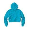 Aqua Crop Fit Back View Womens Hoodie Mockup | Product Mockup JPG | Instant Download | Commercial Use for POD Sellers | MockupBulk