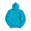 Aqua Back View Unisex Hoodie Mockup | POD Print Mockup | Instant JPG Download | Commercial Licence Included | MockupBulk