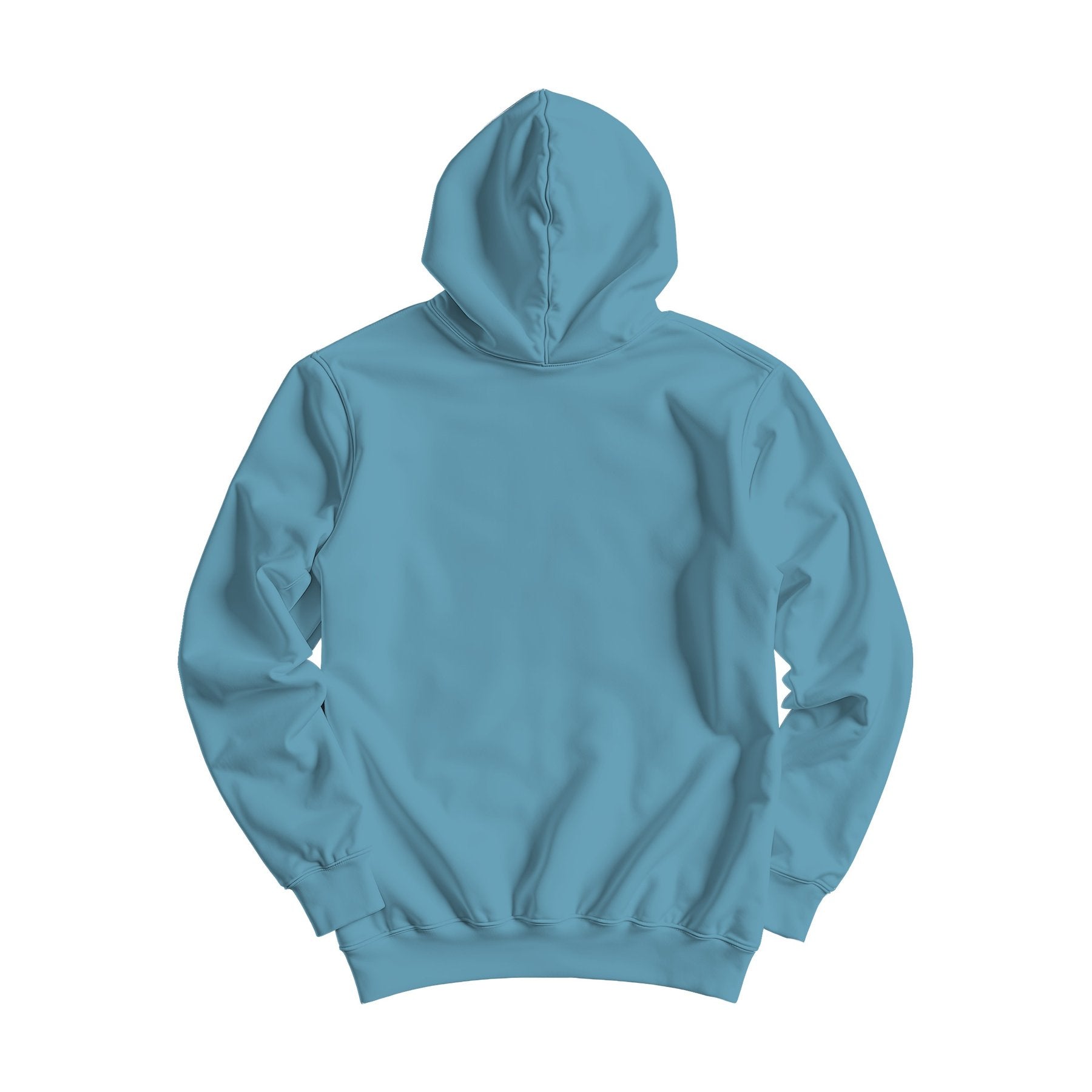 Arctic Blue Back View Unisex Hoodie Mockup | Shopify Etsy Mockup Template | High-Res JPG | Commercial Use Download | MockupBulk