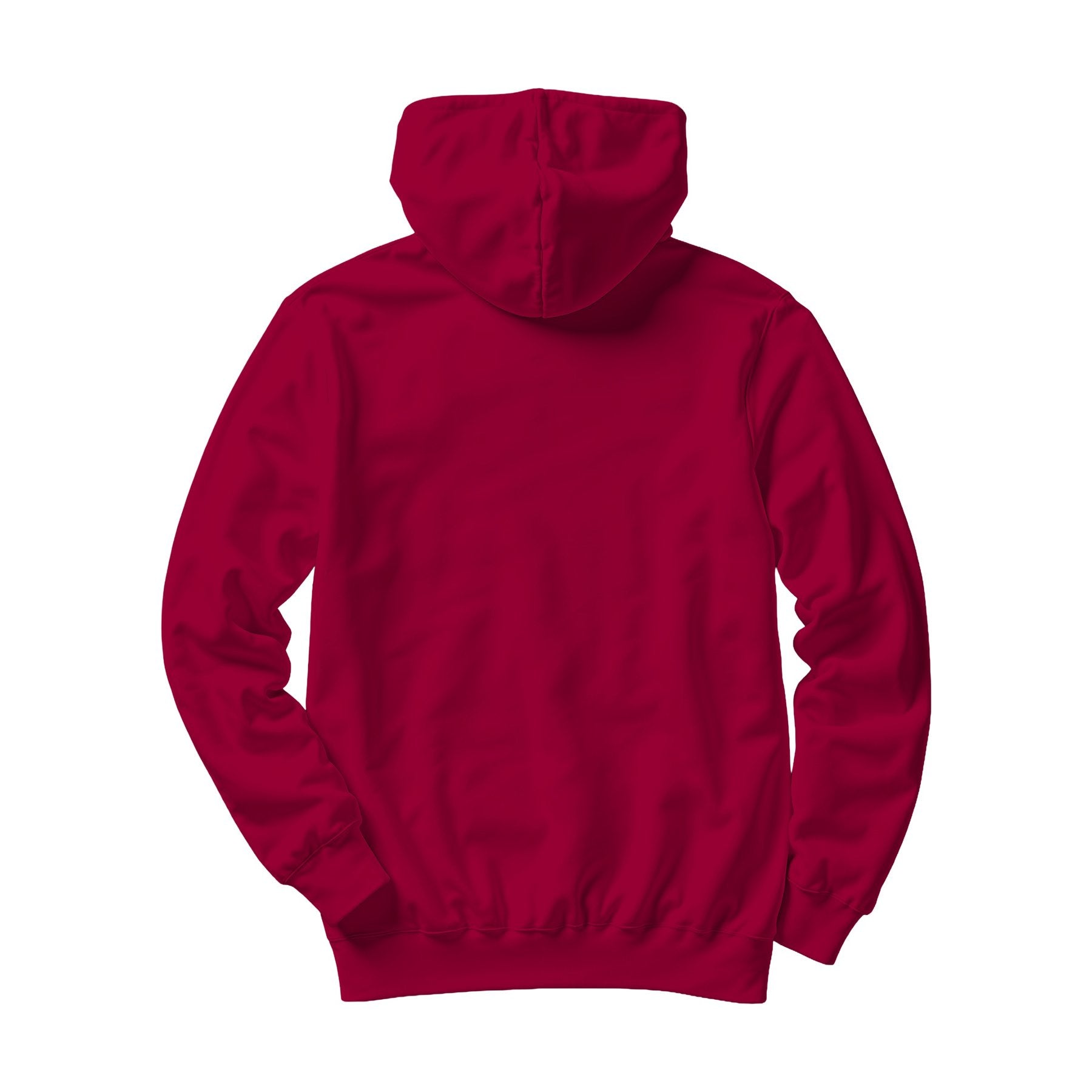 Antique Cherry Red Relaxed Fit Back View Unisex Hoodie Mockup | Digital JPG Mockup | Commercial Licence | For Etsy Printful Printify | MockupBulk